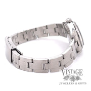 Stainless steel ladies Oyster Perpetual Rolex side 2