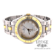 Baume and Mercier stainless steel and 18k gold automatic watch