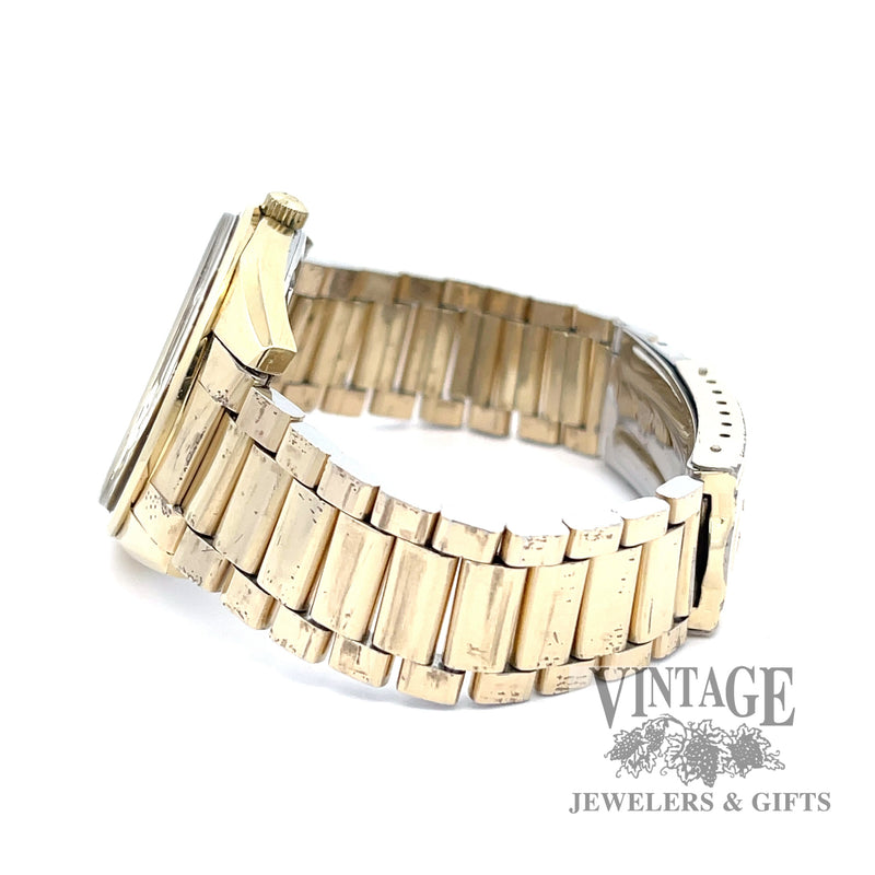 Vintage 1967 Omega seamaster automatic watch gold plated side