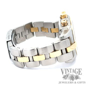 Bertolucci Pulchra automatic chronograph stainless steel and 18k gold watch side 2