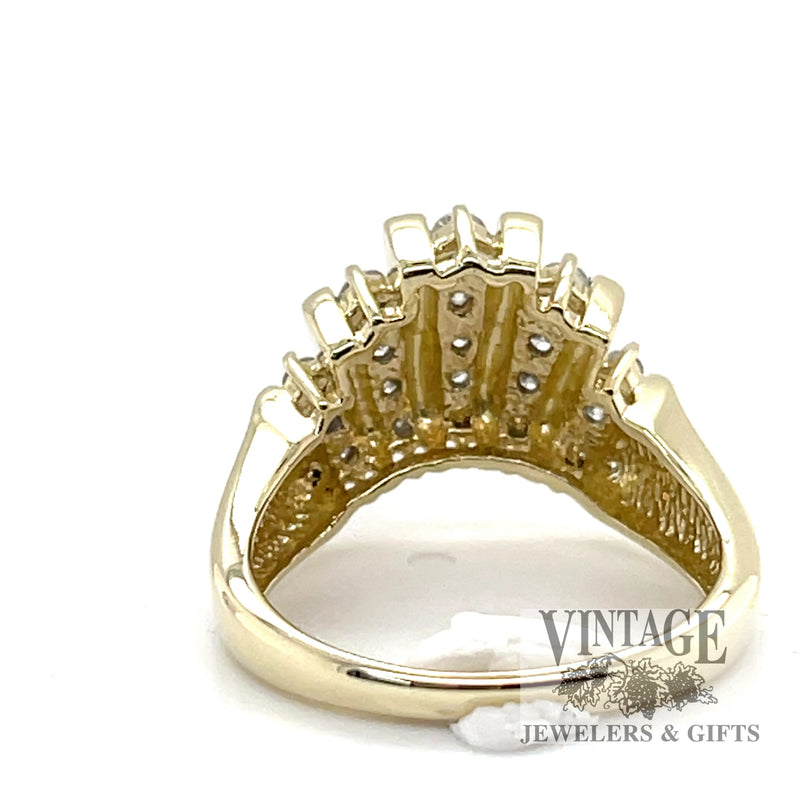 Natural Diamond Chanel Set Free From 10k gold ring back