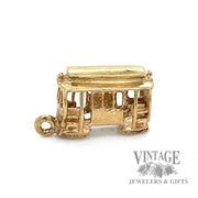 Trolly Cart 14k gold pendant