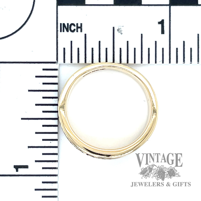 Antiqued Oak Leaf Design 14k Gold Ring