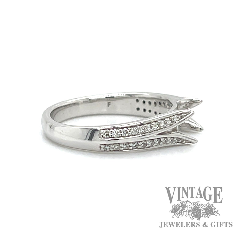 semi mount natural diamond accented 14k white gold ring right