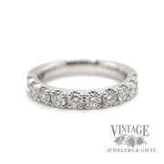 Diamond 14k white gold ring 1.1 CTW