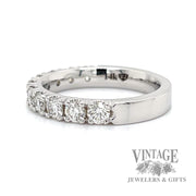 Diamond 14k white gold ring 1.1 CTW side