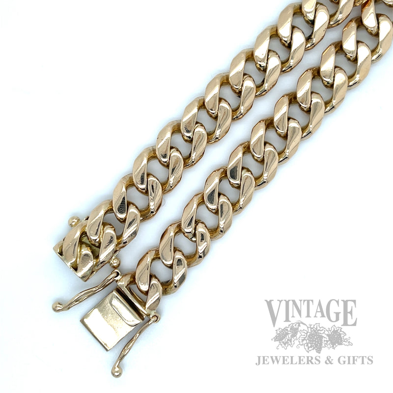 8" Cuban link bracelet details
