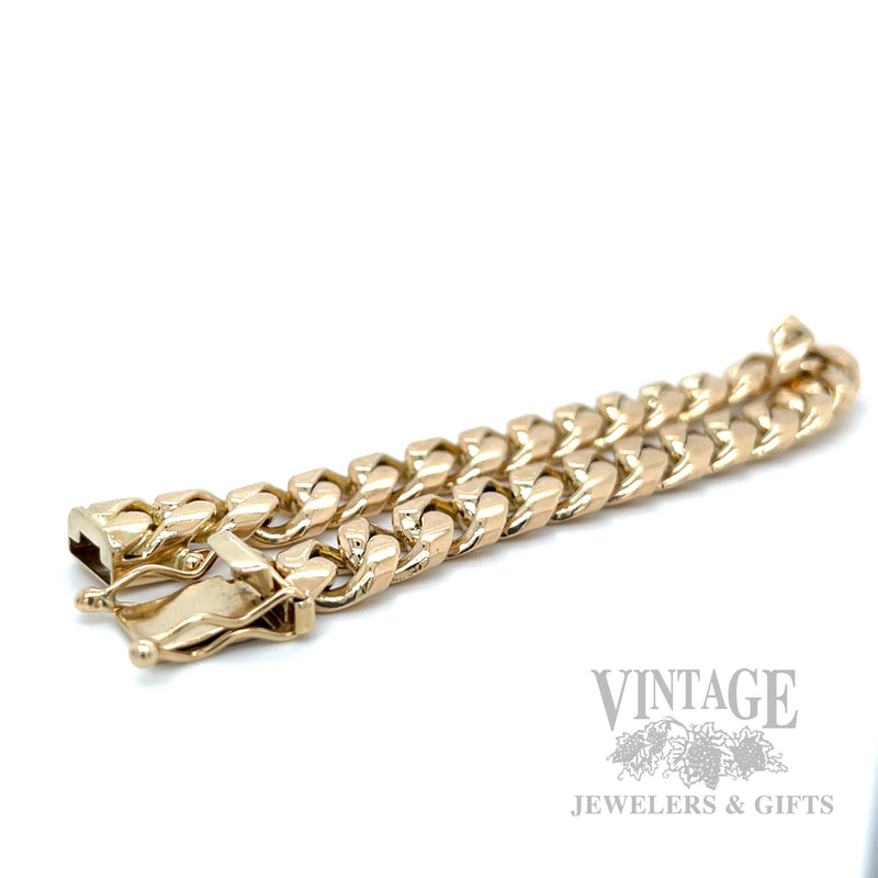 8" Cuban link bracelet front