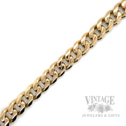 8" Cuban link 14k gold bracelet