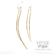 Threaded Earrings Back/Side View