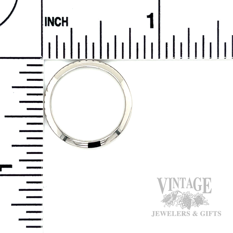Tiffany & Co. Knife Edge Platinum Ring