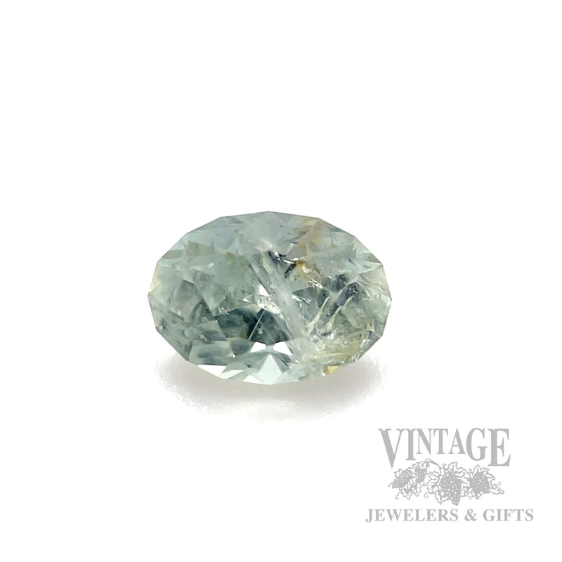 1.06 Carat Oval Cut Montana Natural Sapphire Front View