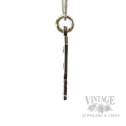 "67" Mom Sterling Silver Charm Side View