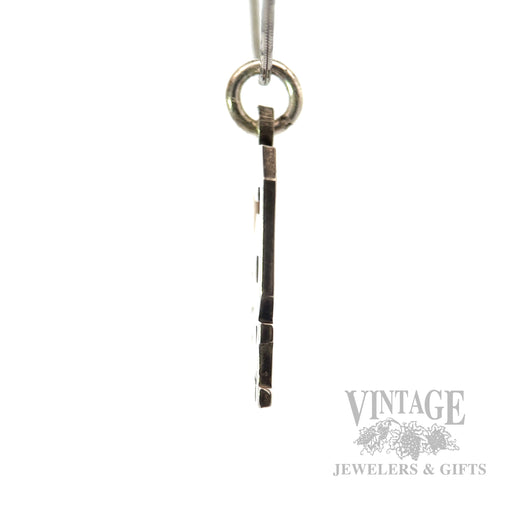 "67" Mom Sterling Silver Charm Side View