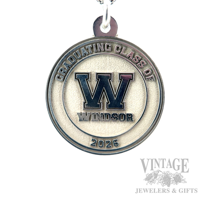 Windsor Class of 2026 Graduation Sterling Silver Charm
