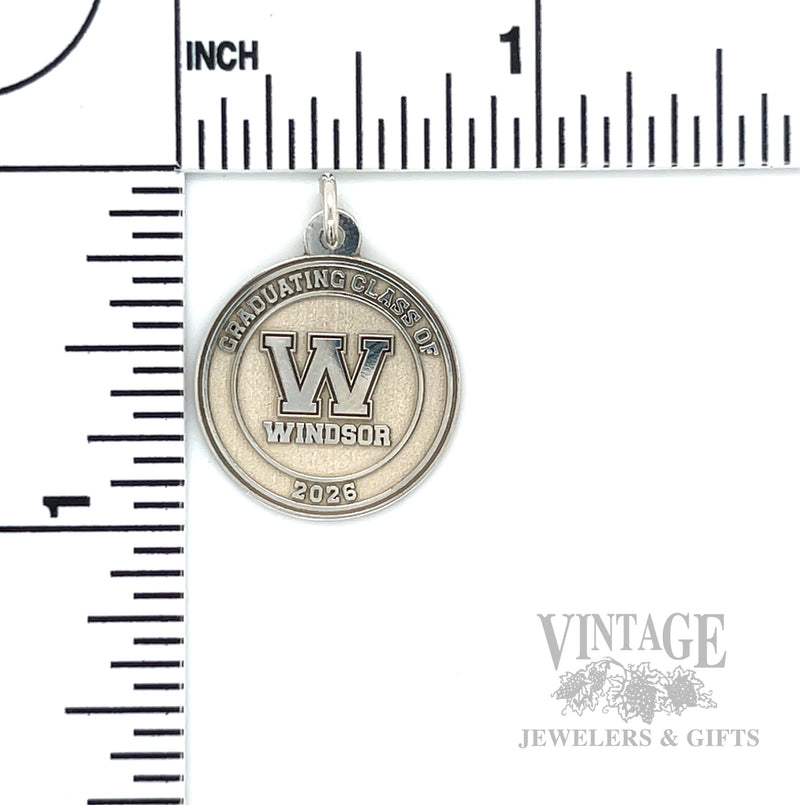 Windsor Class of 2026 Graduation Sterling Silver Charm