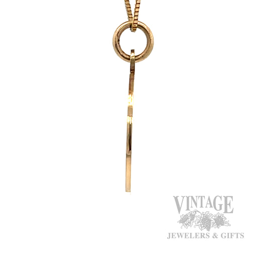 Windsor Class of 2026 14k Gold Charm Side View