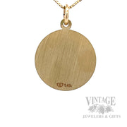 Windsor Class of 2026 14k Gold Charm Back View