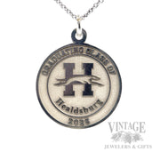 Healdsburg High School Class of 2026 Sterling Silver Charm Front View