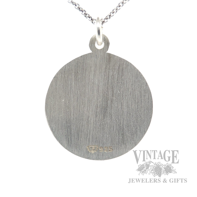 Healdsburg High School Class of 2026 Sterling Silver Charm Back View