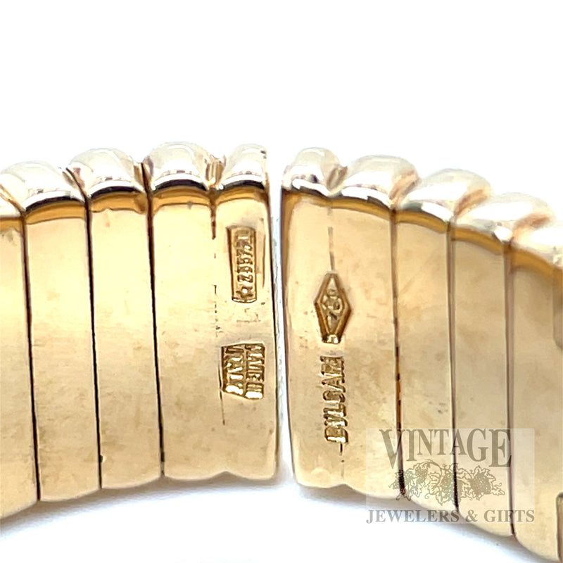 Vintage Bvlgari Parentesi 18k Gold Ring