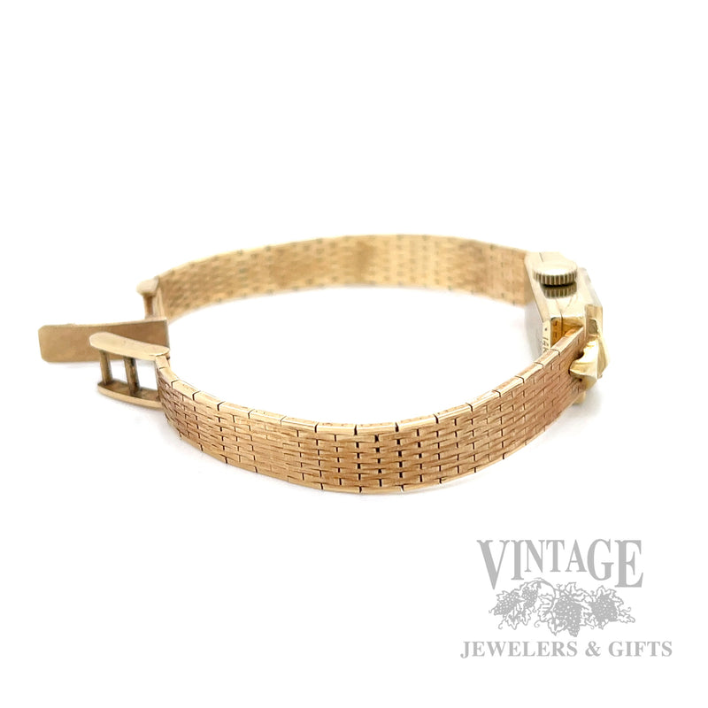 Vintage Jules Jurgensen 14K Gold Mechanical Ladies Watch – Original Box & Papers