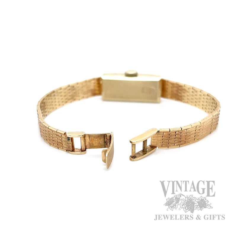 Vintage Jules Jurgensen 14K Gold Mechanical Ladies Watch – Original Box & Papers