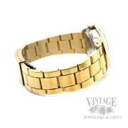 Vintage Rolex Oyster Perpetual Date 15505 Gold Shell Automatic Watch – Circa 1982 Pre-Owned Side