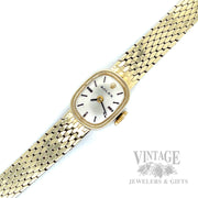 Vintage Rolex Ladies 14K Yellow Gold Mechanical Bracelet Watch – Circa 1960s top