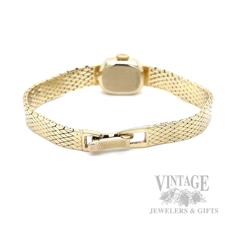 Vintage Rolex Ladies 14K Yellow Gold Mechanical Bracelet Watch – Circa 1960s Buckle