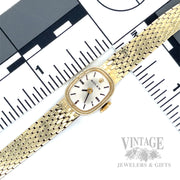 Vintage Rolex Ladies 14K Yellow Gold Mechanical Bracelet Watch – Circa 1960s Scale
