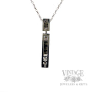 Harry Winston Diamond 18k White Gold Necklace Back View