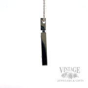 Harry Winston Diamond 18k White Gold Necklace Side View
