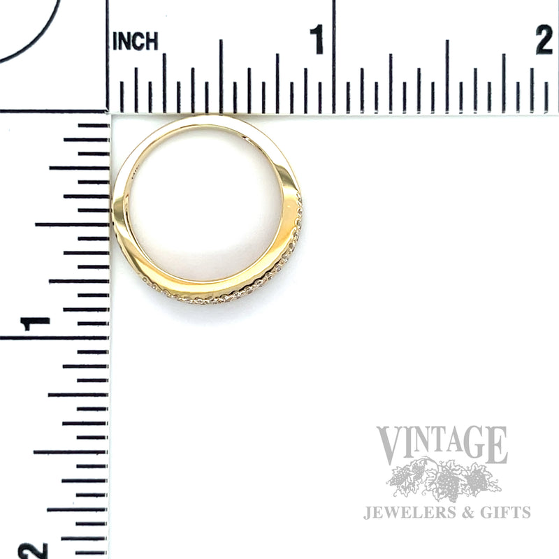 Pink Sapphire and Diamond Accented 14k Gold Ring