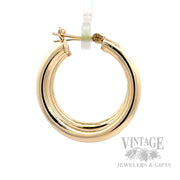 29 mm Hoop 14k Gold Earrings