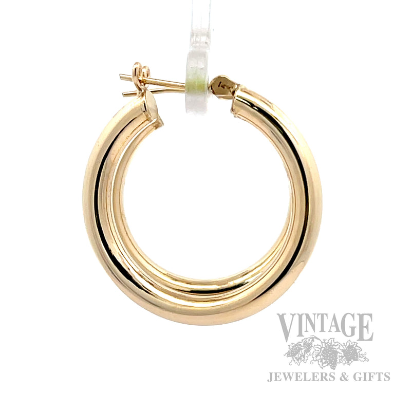 29 mm Hoop 14k Gold Earrings