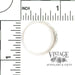 14 karat white gold marquise shape Illusion setting band with measurements