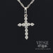 Diamond and 14kw gold “bubble” style cross necklace video