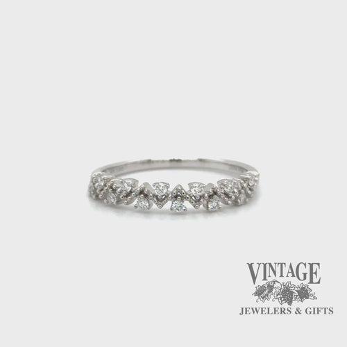 Diamond zig zag 14kw ring video