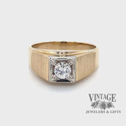 Diamond illusion 14ky gold ring video