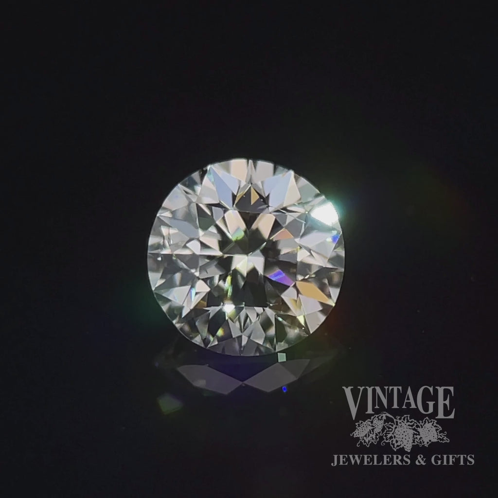 .66 carat, round brilliant, H color, SI2 clarity, natural diamond video