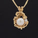 14k Nugget style Pearl and Diamond pendant video