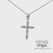 Diamond accent cross of 14k white gold video