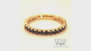 Alexandrite 14k Gold U-Cut Split Prong Ring Band Video