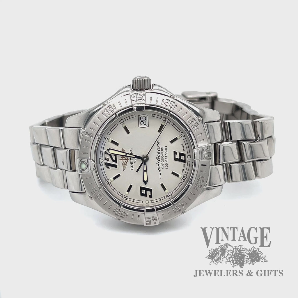 Breitling Colt Oceane ladies quartz watch video
