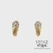 Turi 18k yellow gold and platinum diamond clip on earrings video