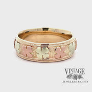 Four leaf clover lucky 14k gold ring video