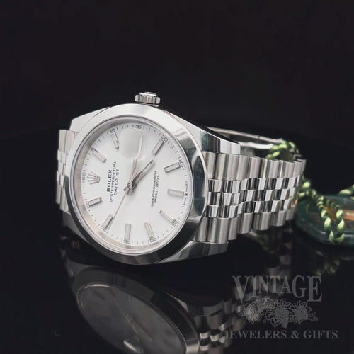 Rolex Datejust 41 126300 White Dial Jubilee Bracelet 2026 Box & Papers video