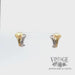 18k yellow and white gold clip on earrings video