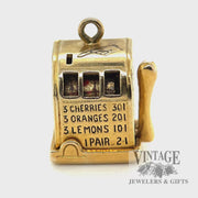 Slot Machine 14k gold Pendant video